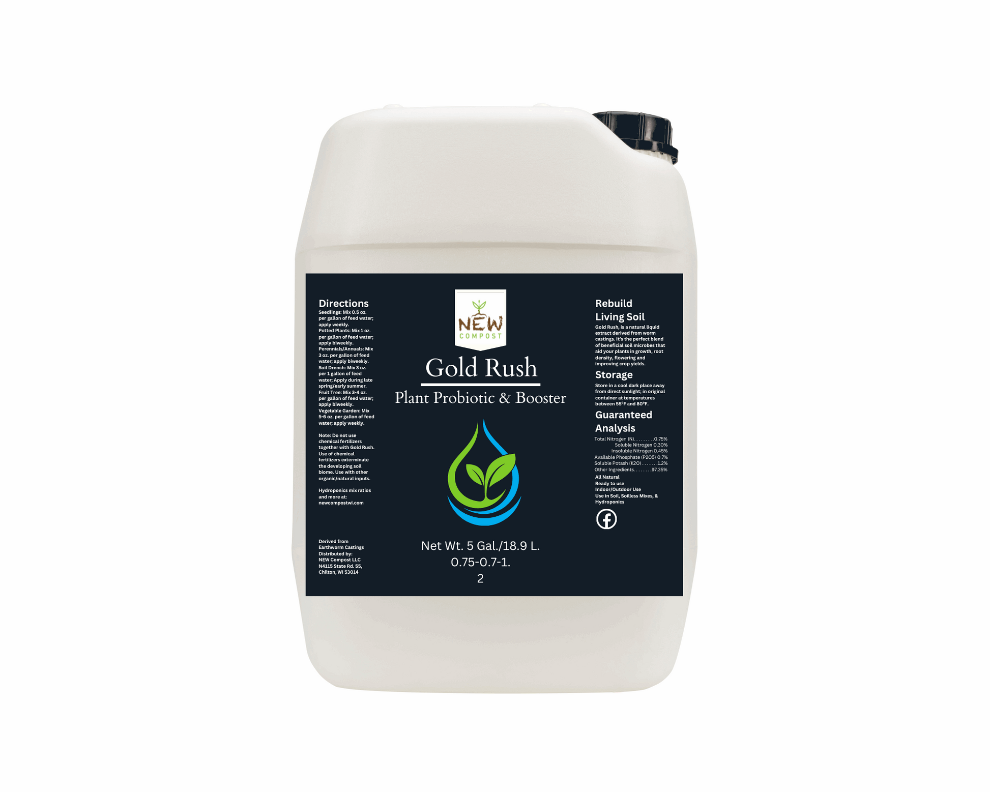 Gold Rush: Probiotic & Booster (5 Gal.)