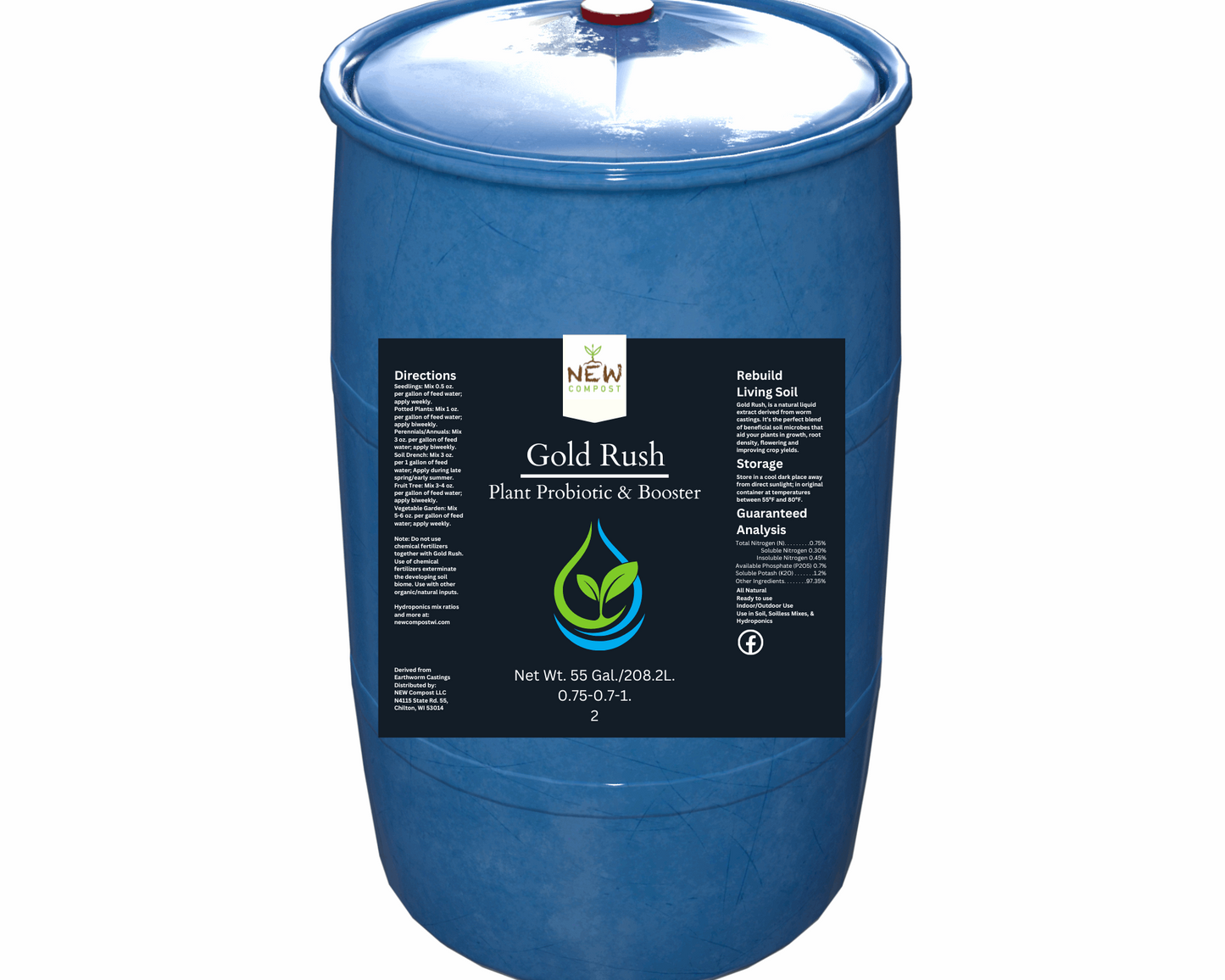 Gold Rush: Plant Probiotic & Booster (55 Gal.)